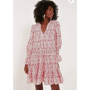 Tuckernuck Pomander Place Scarlet Ditsy Floral Kenzo Dress size S